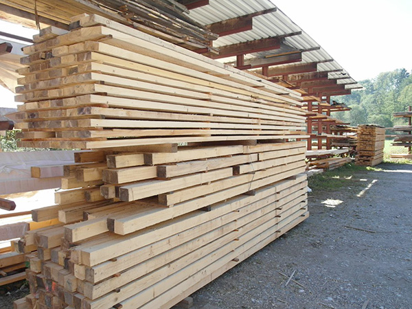 Bauholz von Saegewerk Kuehler im Chiemgau